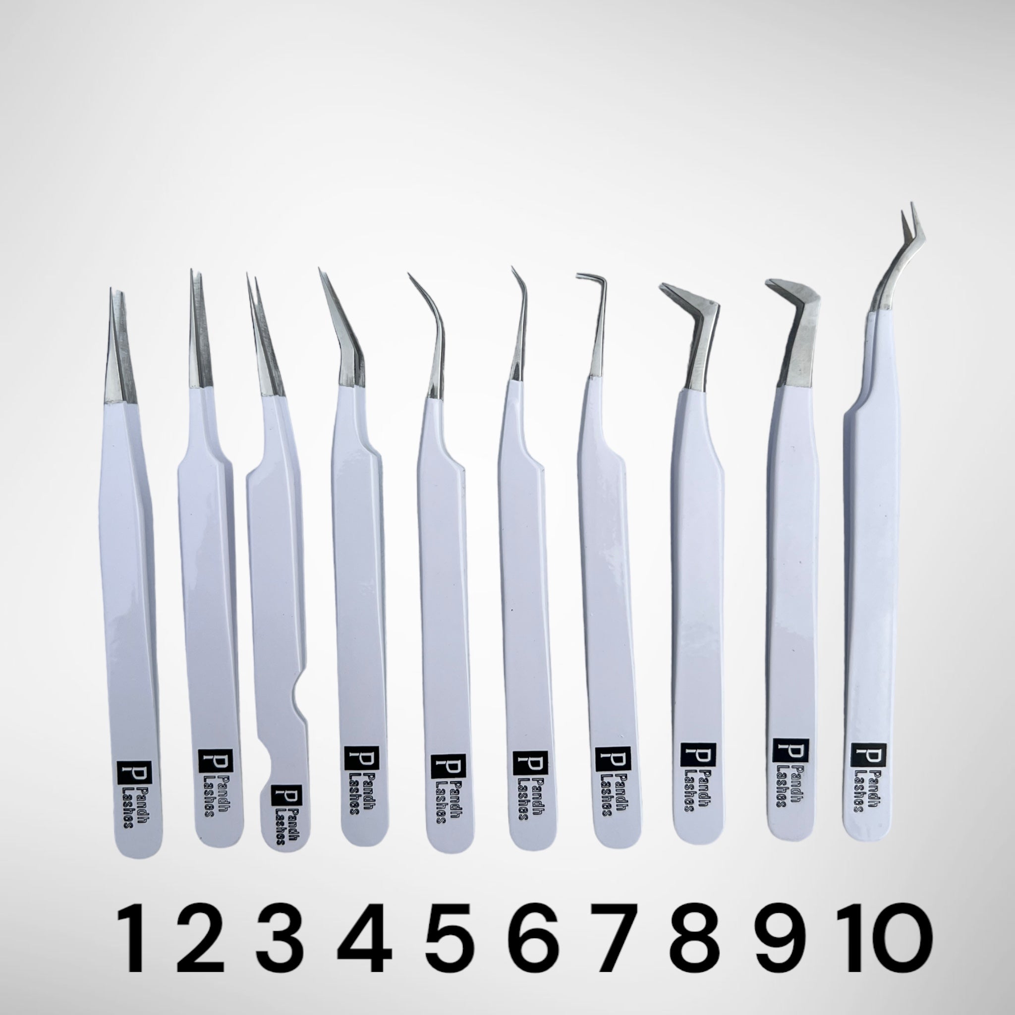 Pensete gene Albe NOU - Fiber Tips