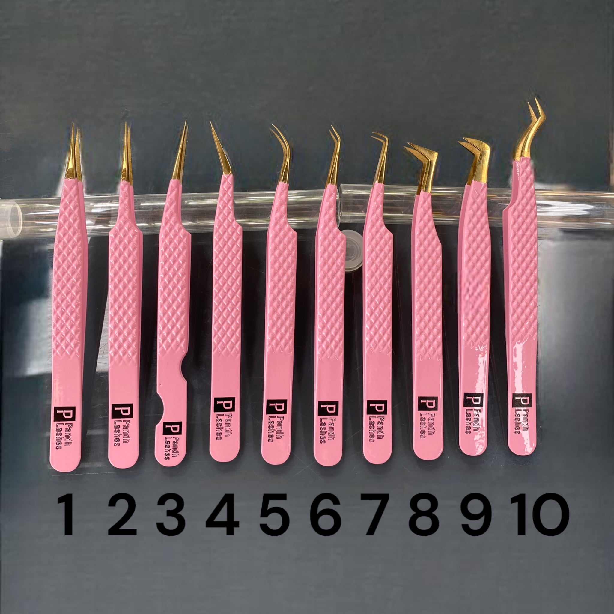 Pensete gene Roz deschis NOU - Fiber Tips