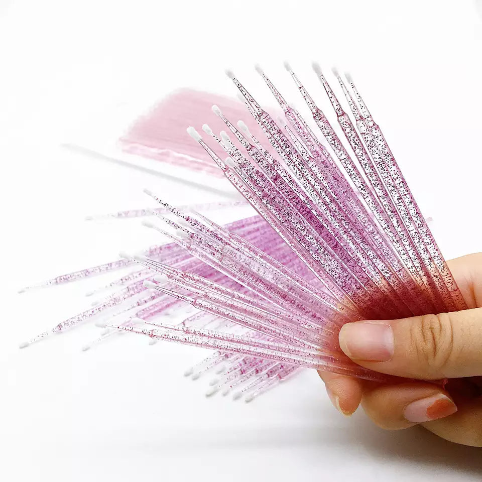 Microbrush-uri gene sclipitoare tub- 100buc