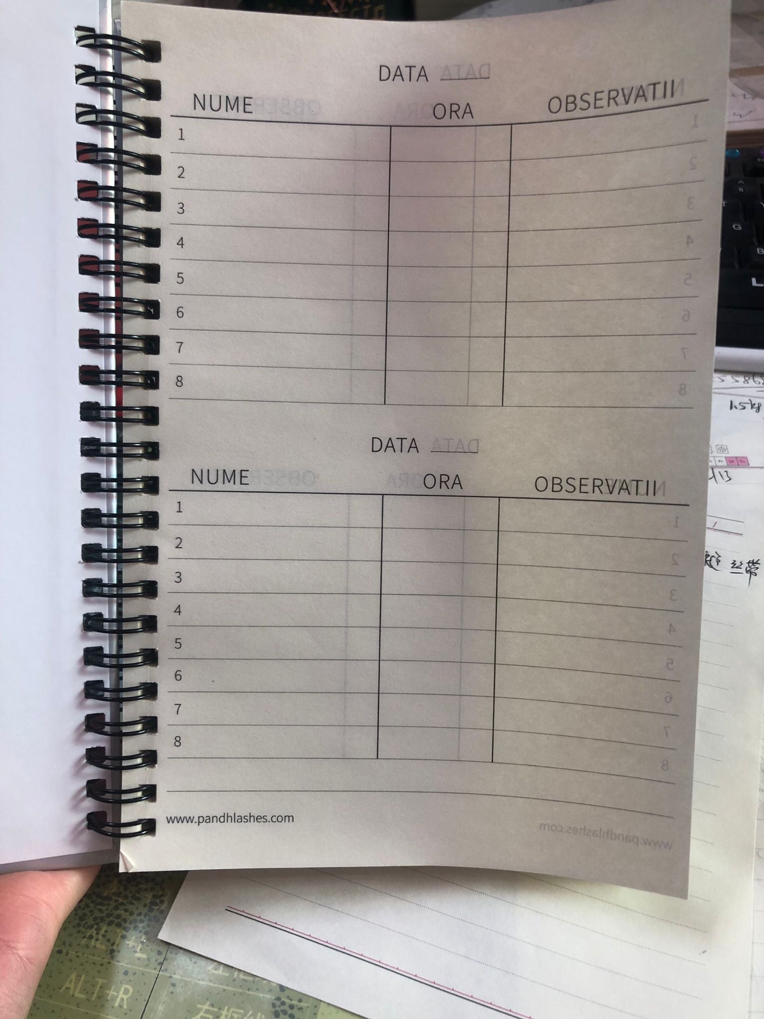 Agenda gene pentru programari
